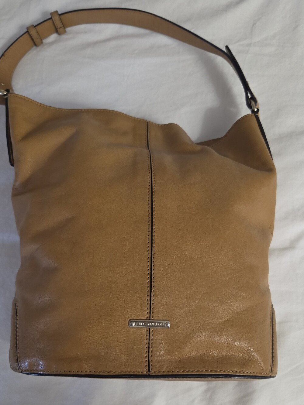 Rebecca Minkoff Leather Hobo Bag Camel